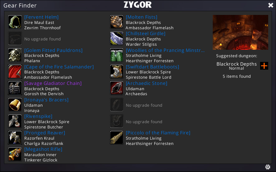 Zygor Guides 4.0 Features: Gear Finder, Quest Reward Advisor, and