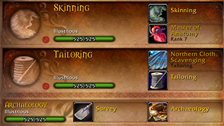 all the things wow addon professions